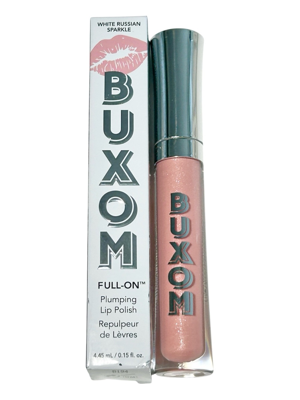 Buxom Full-On Plumping Lip Polish — White Russian Sparkle (Sheer Pink Shimmer)